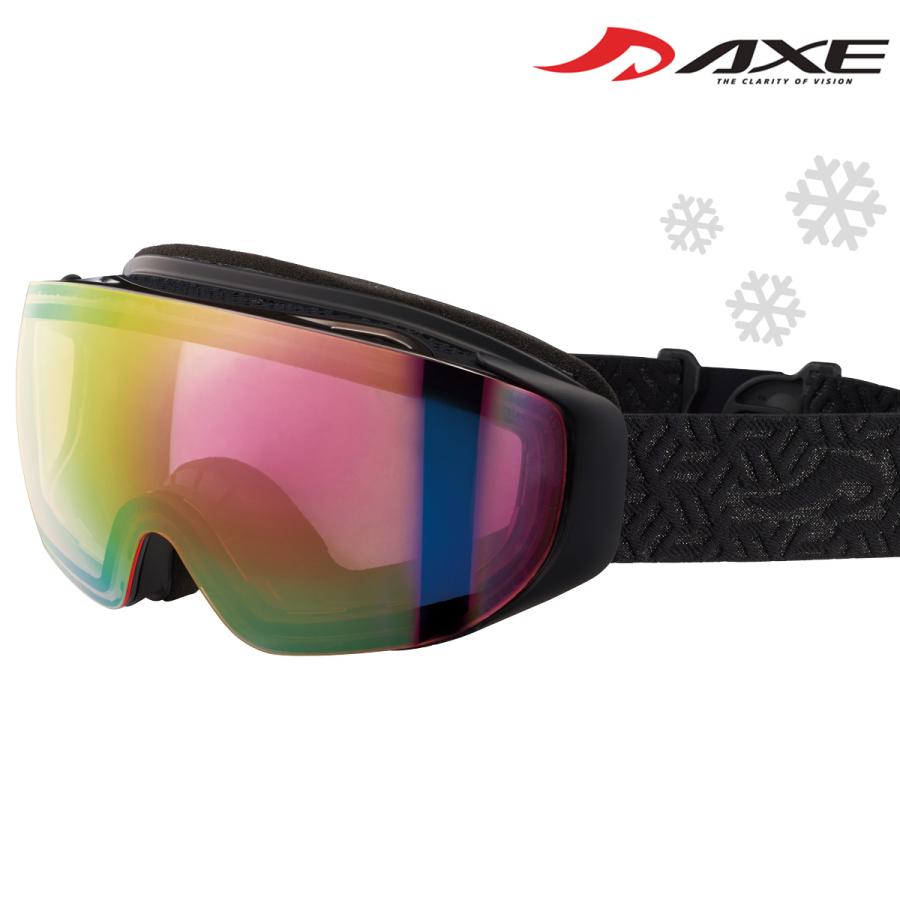 スノーゴーグル 眼鏡対応 ミラー スキー スノーボード AX899-WCM