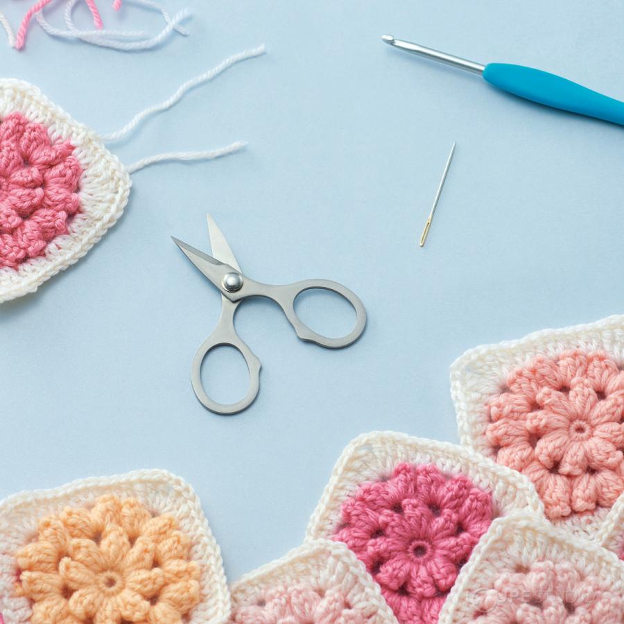 手芸 ハサミ ステンレス はさみ 「シャープル」 75 全長77mm 糸切りば