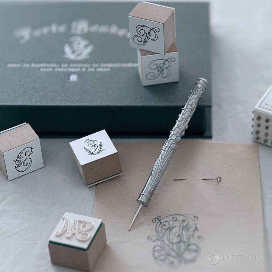 ポルトボヌール すずらんトレーサー クロバー 刺繍 トレース