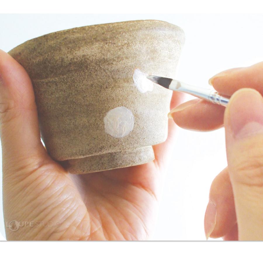 陶器 手作り キット 湯呑 お茶碗 コップ 鉢 植物 粘土 鉢 受け皿 箸置き オーブンで作る 簡単陶芸 工作 高学年 敬老の日 プレゼント 孫 マ|loupe|04