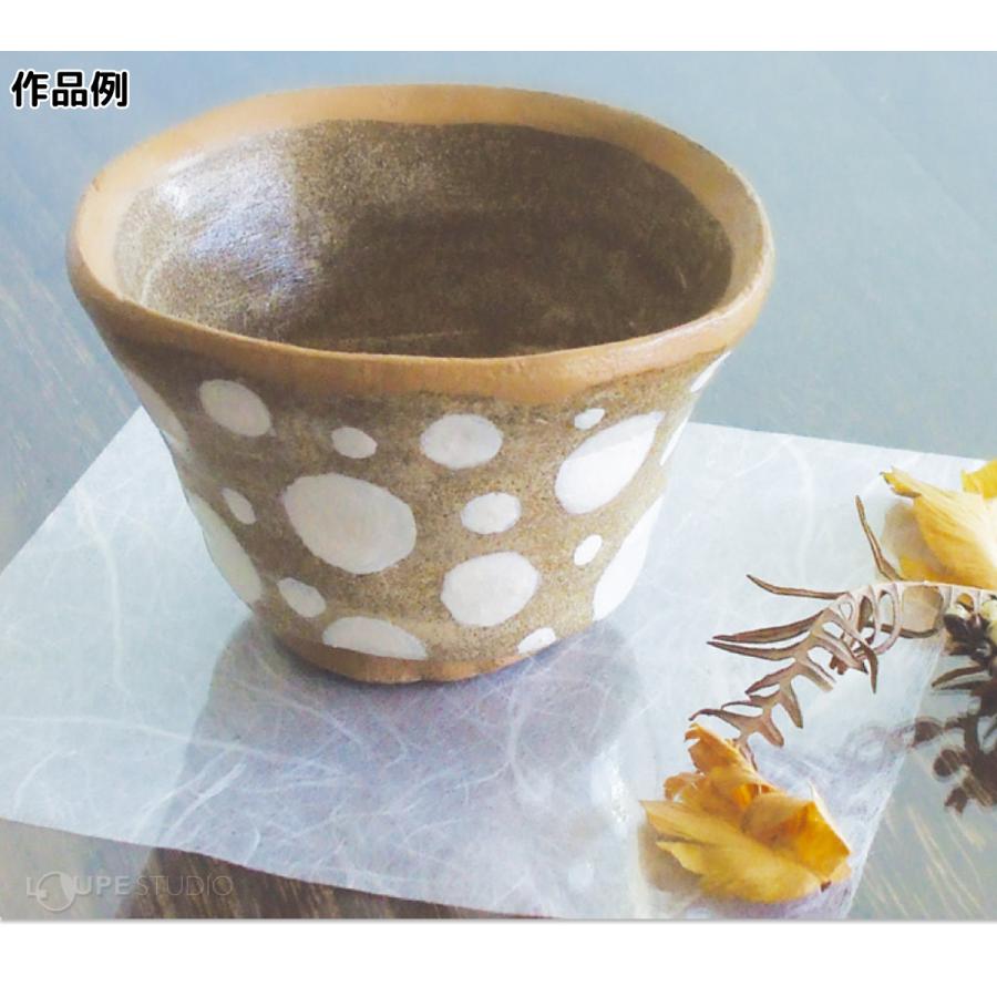 陶器 手作り キット 湯呑 お茶碗 コップ 鉢 植物 粘土 鉢 受け皿 箸置き オーブンで作る 簡単陶芸 工作 高学年 敬老の日 プレゼント 孫 マ|loupe|05