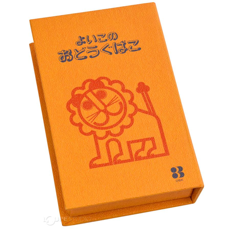 よいこのおどうぐばこ メモ帳 ミニサイズ 可愛い 名刺入れ レディース メンズ らいおんボックス ライオン 文具 かわいい キャラクター おしゃれ 名｜loupe｜02