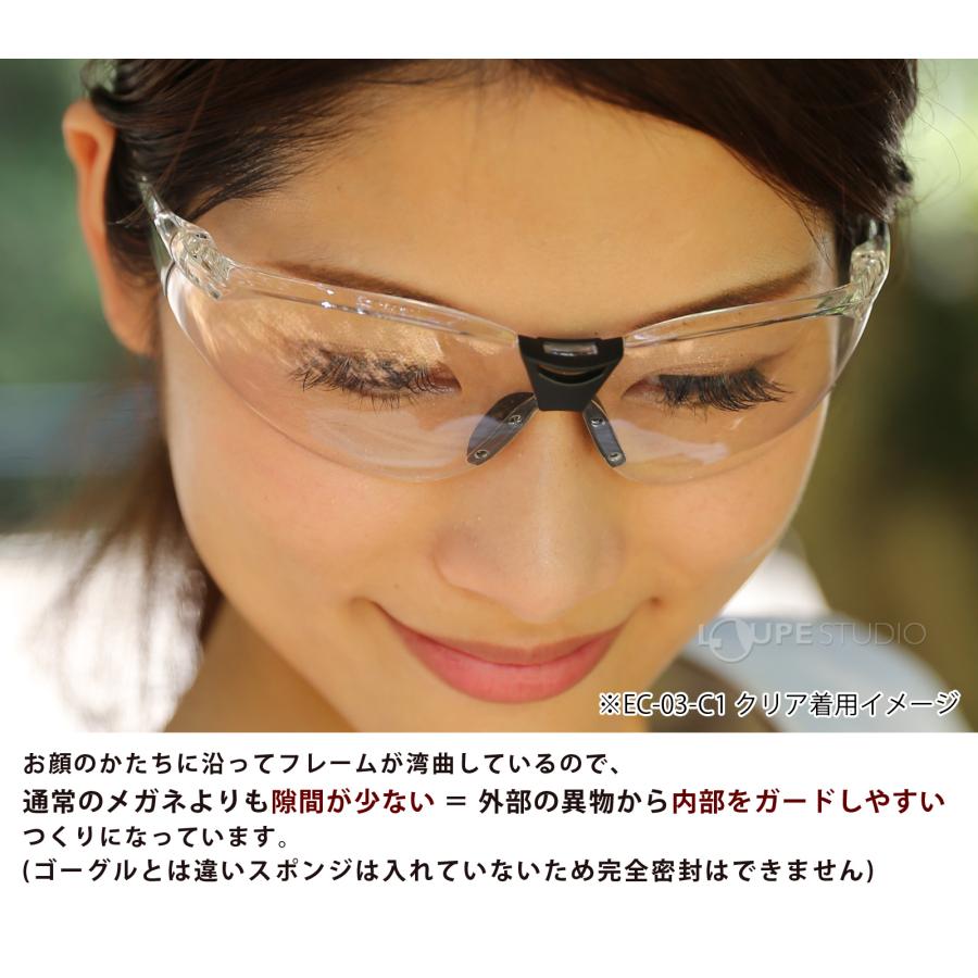 花粉症 メガネ 花粉対策 おしゃれ クリアブルー ゴーグル 術後 保護 