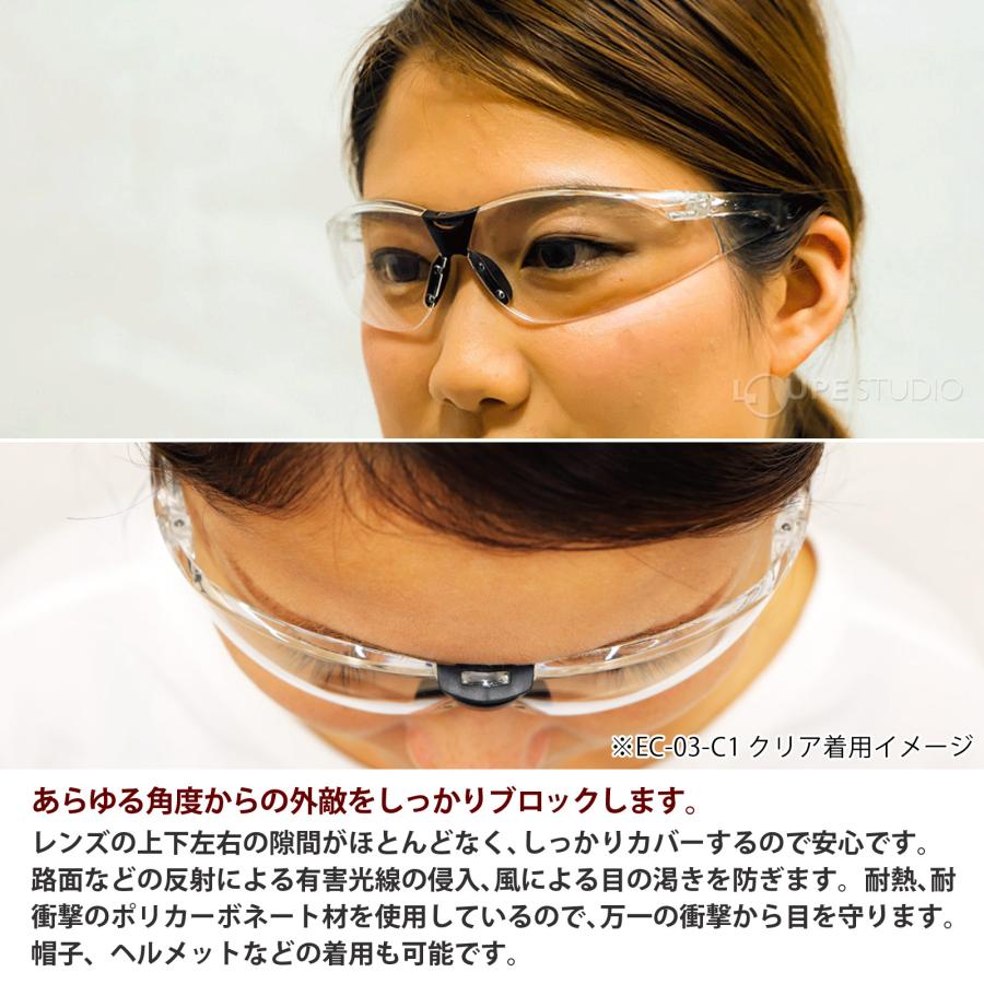 花粉症 メガネ 花粉対策 おしゃれ クリアピンク ゴーグル 術後 保護