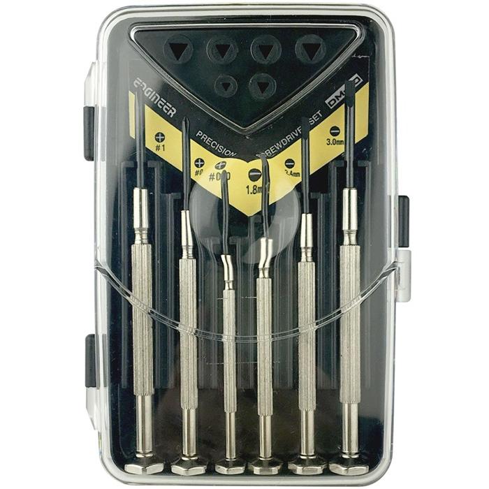 精密ドライバーセット Dm 60 エンジニア 精密 小ネジ ドライバー セット おすすめ ドライバー 工具 Diy 日用大工 Eng 1025 ルーペスタジオ 通販 Yahoo ショッピング