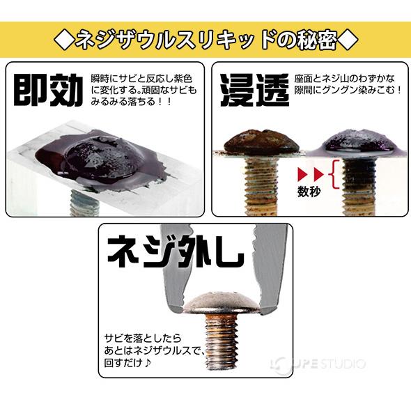 格安！ネジザウルス！10セット　錆び落とし　泡スプレ サビ落とし剤】 ネジザウルスリキッド ミストタイプ 100g 中性 ZC-28M