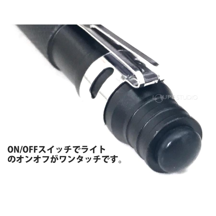 TENBLANK ペンライト クリックブライト ノック式蛍光ペン ライトブルー(ライトブルー