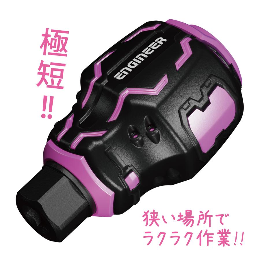 エンジニア STUBBYドライヴ DZ-90P スタビーグリップ ドライバー 極短
