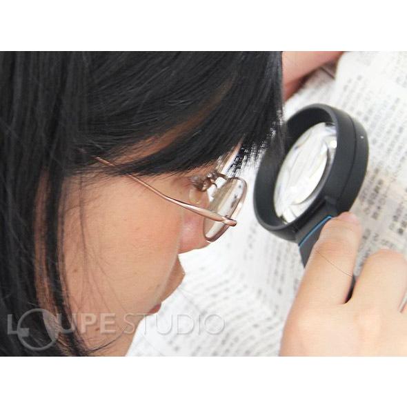 虫眼鏡 ブラックルーペ 丸型 6倍 50mm 2655-50 エッシェンバッハ