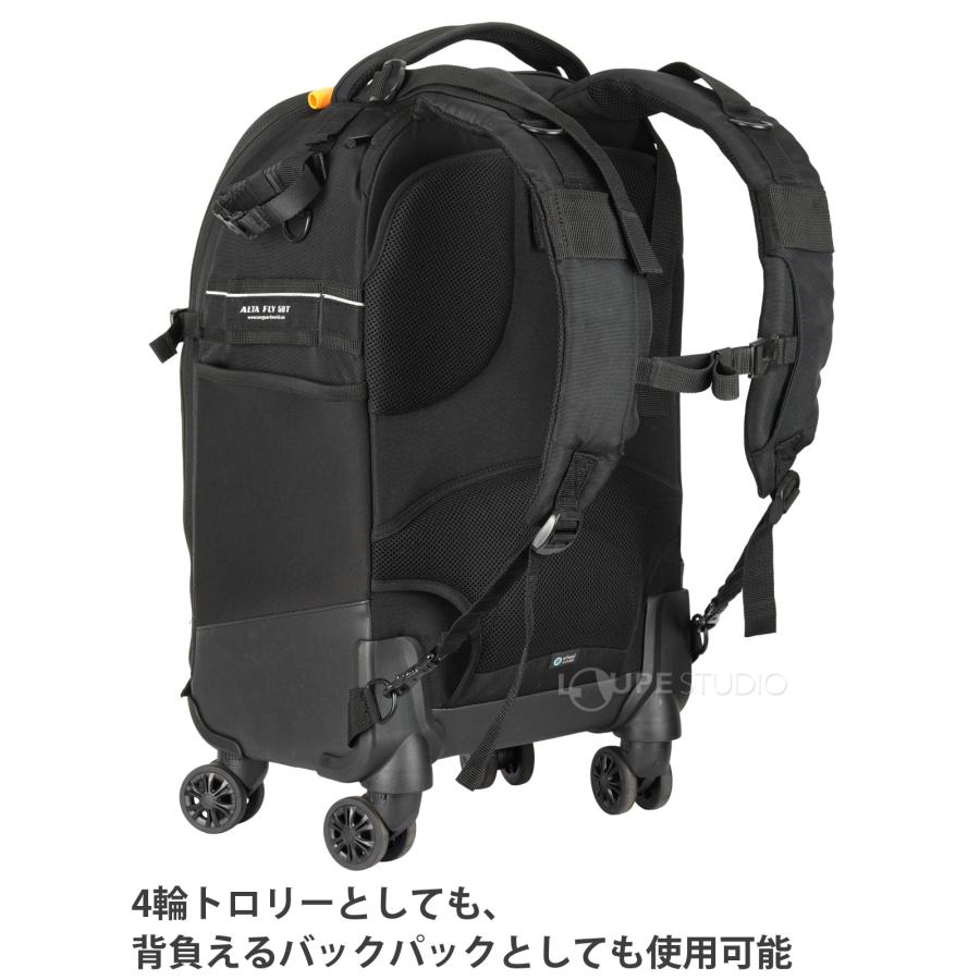 カメラバッグ 一眼レフ ミラーレス リュック おしゃれ トローリーバックパック キャリーバッグ 機内持ち込み ｍサイズ バンガード ALTA FLYの画像