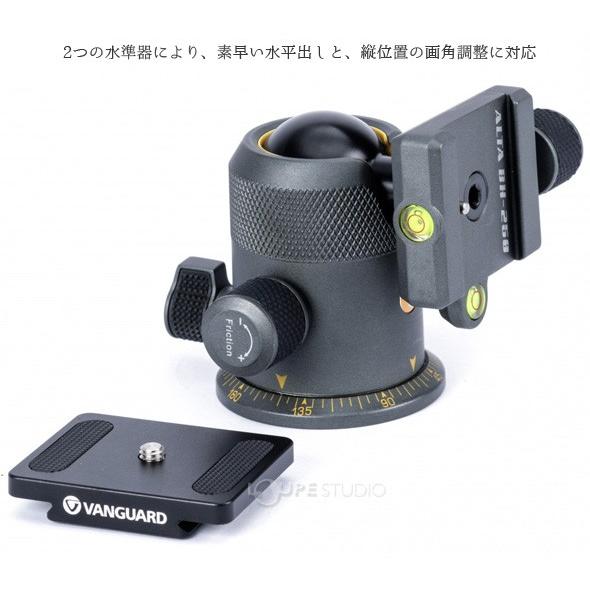 自由雲台 クイックシュー 一眼レフ 小型 三脚 おすすめ バンガード ALTA BH-250の画像
