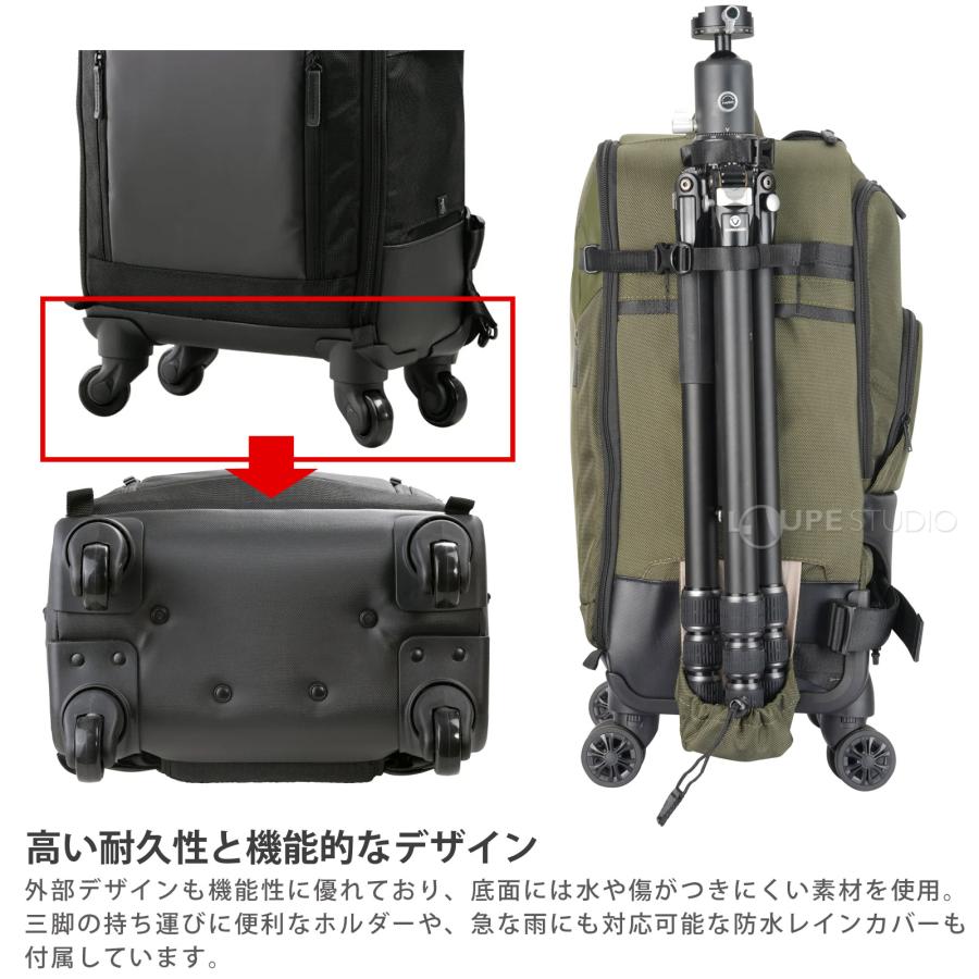VEO カメラバッグ おしゃれ リュック 大容量 トローリー 一眼レフ
