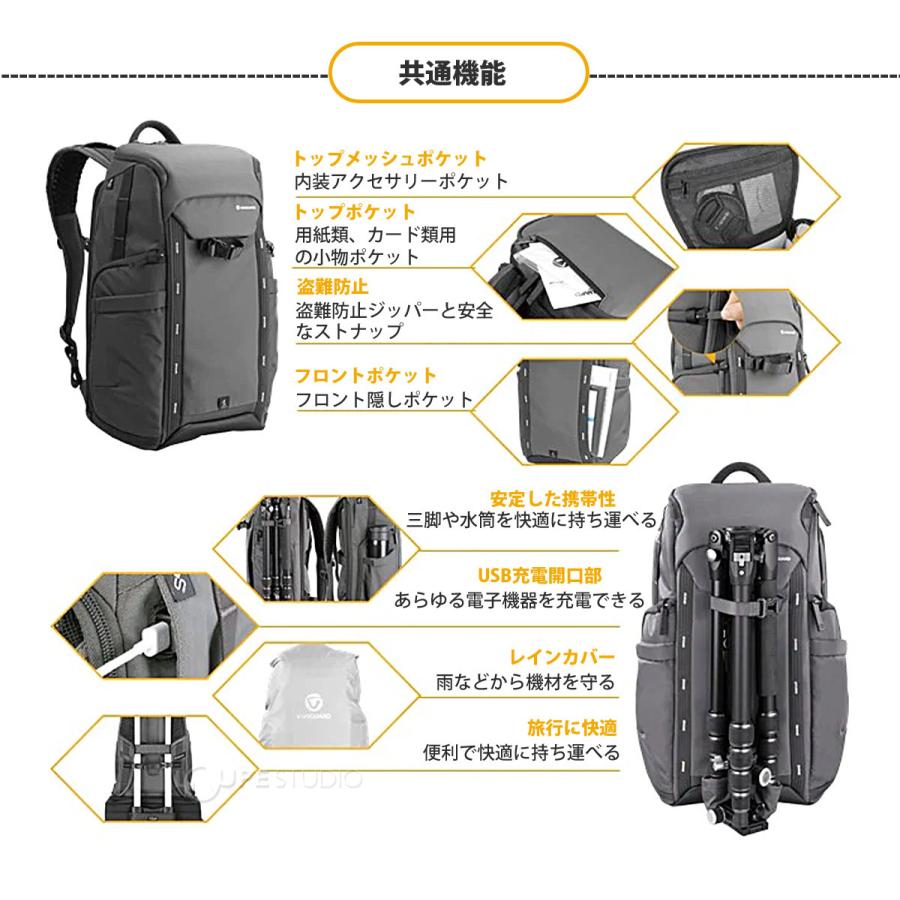 VEO ADAPTOR S46 リュック サイドオープン 一眼レフカメラ カメラ