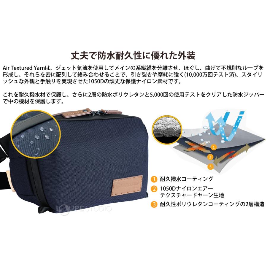 カメラを美しく持ち、美しく撮る。ファッションに馴染む「ウィークエンドカメラバッグ」 | GENIC NEWS | GENIC｜ジェニック [OOTQAWOMY] カメラ用バックパック クロスボディ防水マイクロシングルバッグカメラバッグショルダーバッグ 収納可 旅行