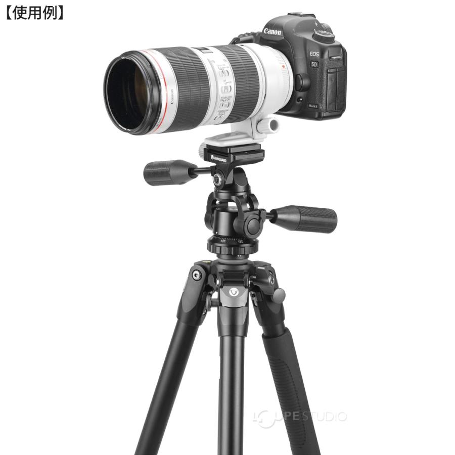 カメラ 双眼鏡 単眼鏡 三脚 固定 取り付け 3WAY雲台 アルカスイス互換