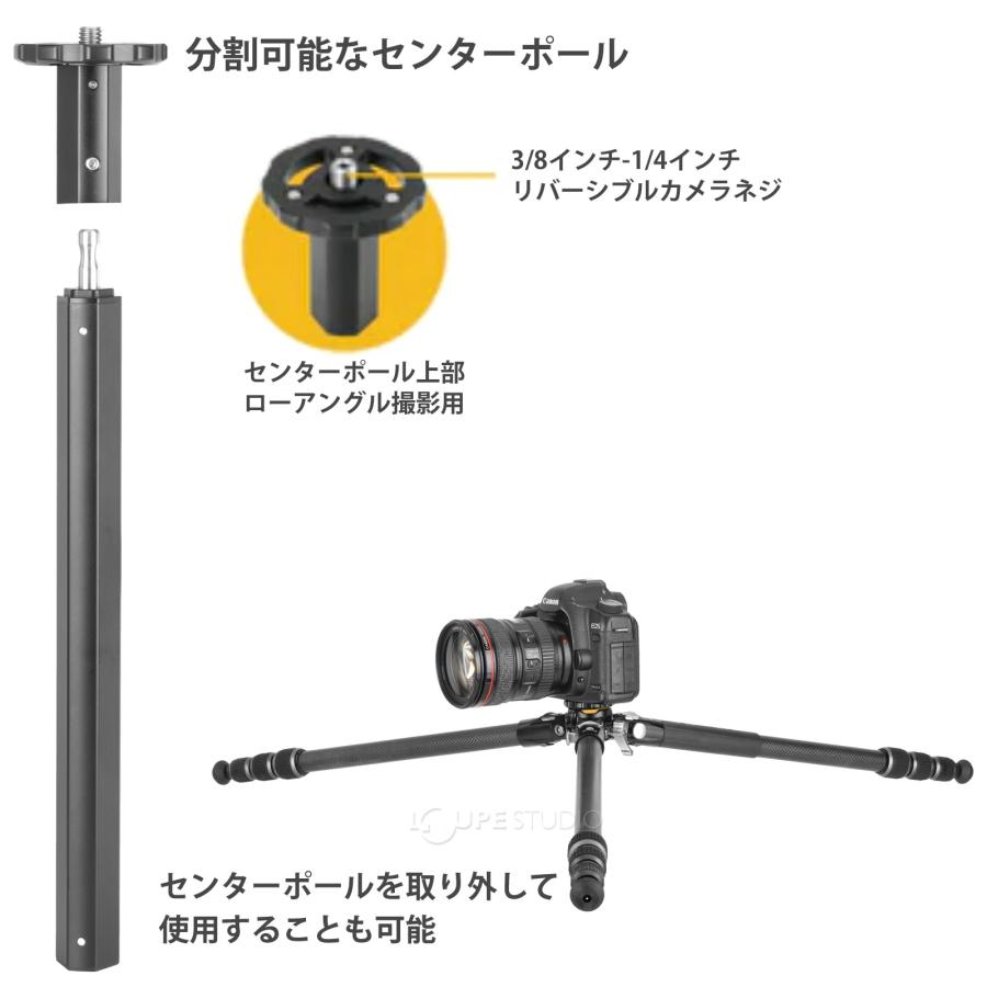 三脚 一眼レフ ミラーレス VEO 5 264CB160S 自由雲台VEO BH-160S付属 フルサイズ 26脚径 コンパクト収納 バンガード VAの画像