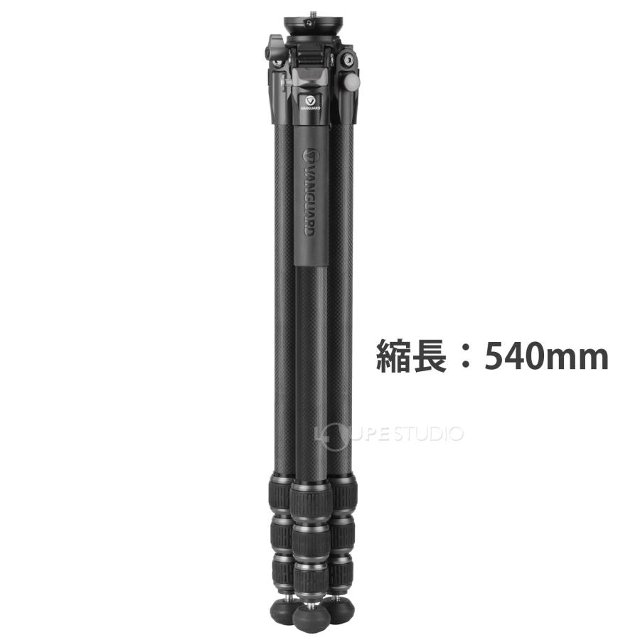 三脚 一眼レフ ミラーレス ALTA PRO 3VL 264CT 26脚径三脚 雲台なしモデル プロ仕様のビデオ三脚 バンガード VANGUARDの画像