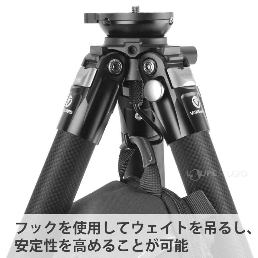三脚 一眼レフ ミラーレス ALTA PRO 3VL 264CT 26脚径三脚 雲台なしモデル プロ仕様のビデオ三脚 バンガード VANGUARDの画像