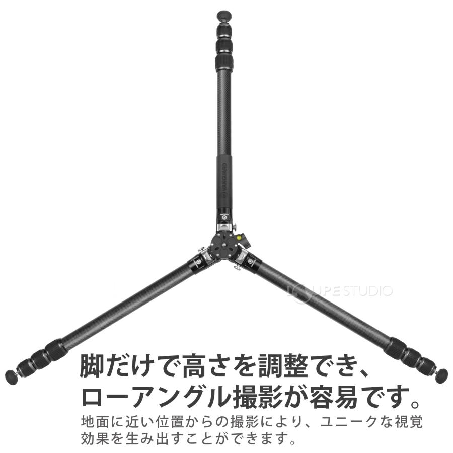 三脚 一眼レフ ミラーレス ALTA PRO 3VL 264CT 26脚径三脚 雲台なしモデル プロ仕様のビデオ三脚 バンガード VANGUARDの画像