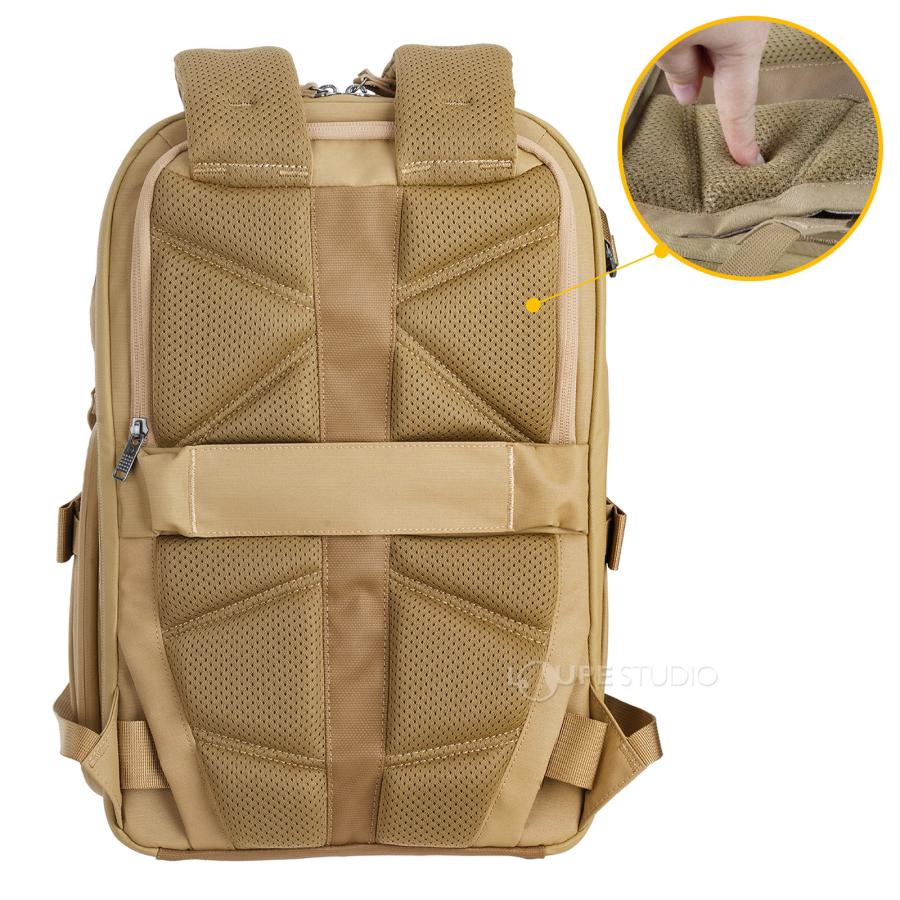 バンガード カメラバッグ VEO METRO 約20L バックパック トップ・サイド・バックの3方向アクセス 一眼レフ ミラーレス ノートPC タブレ_11