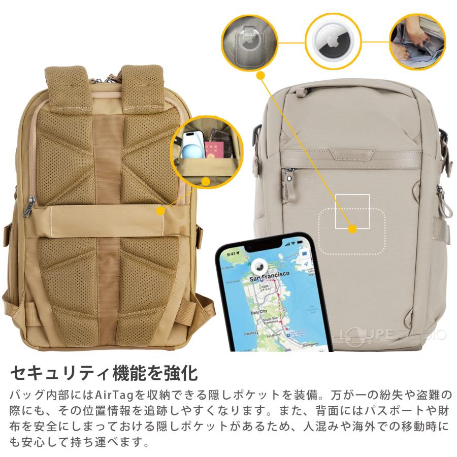 バンガード カメラバッグ VEO METRO 約20L バックパック トップ・サイド・バックの3方向アクセス 一眼レフ ミラーレス ノートPC タブレ_13