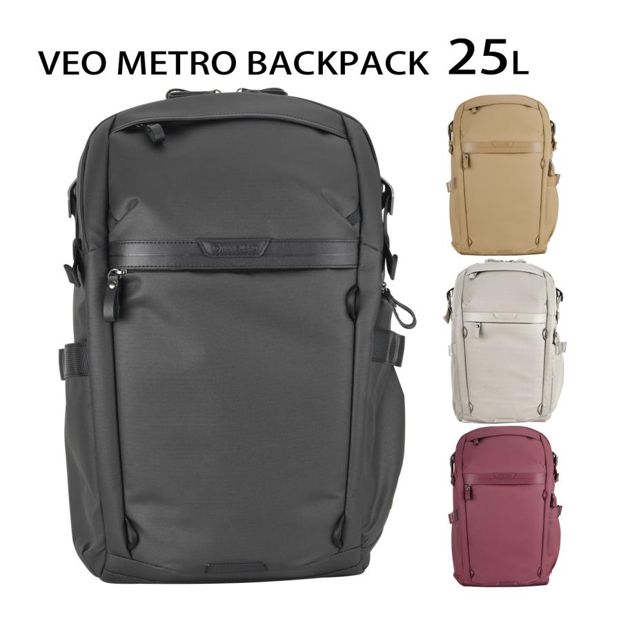 バンガード カメラバッグ VEO METRO 大容量 約25L バックパック トップ・サイド・バックの3方向アクセス 一眼レフ ミラーレス ノートPC