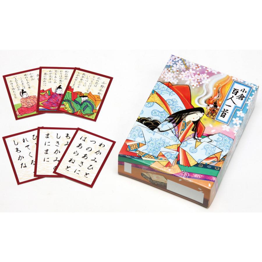 百人一首 かるた 小倉百人一首 カードゲーム 子供 小学生 大会 知育