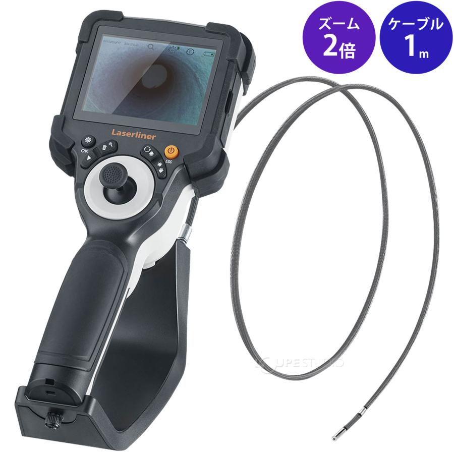 先端可動式 工業用内視鏡 ビデオインスペクター 3DM 直径6mm 長さ1m 防水 耐油 カメラ ファイバースコープ_1