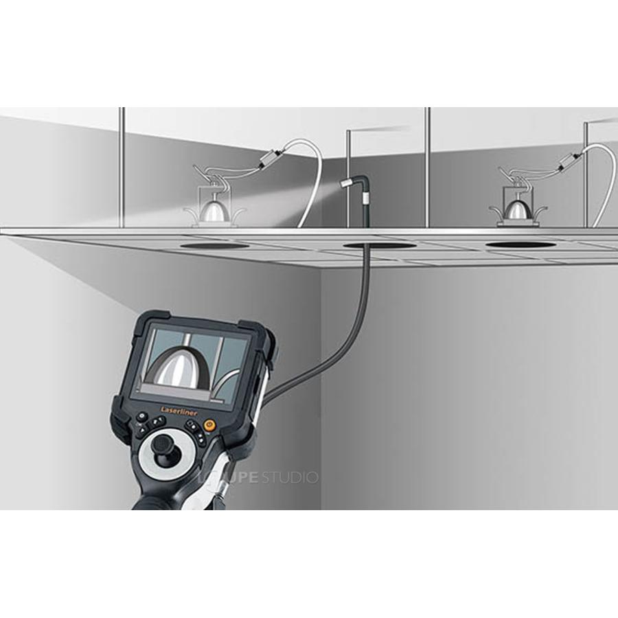 先端可動式 工業用内視鏡 ビデオインスペクター 3DM 直径6mm 長さ1m 防水 耐油 カメラ ファイバースコープ_8