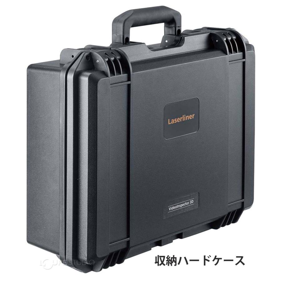 工業用内視鏡 ビデオインスペクター3D 2M カメラ ファイバースコープ 防水 360度 先端可動式 配水管 空調設備 ダクト 天井裏 保守点検 撮影の画像