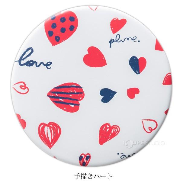 コンパクトミラー ミニ 手鏡 メイク Plune Mirror プルーン ミラー ナピュアミラー かわいい おしゃれ テキスタイル ブランド Hm 038 ルーペスタジオ 通販 Yahoo ショッピング