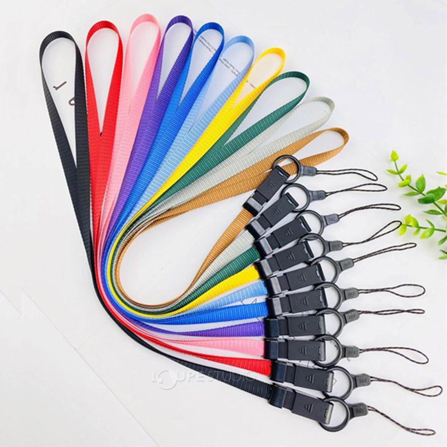 ネックストラップ 携帯ストラップ 首掛け おしゃれ 軽量 無地 シンプル