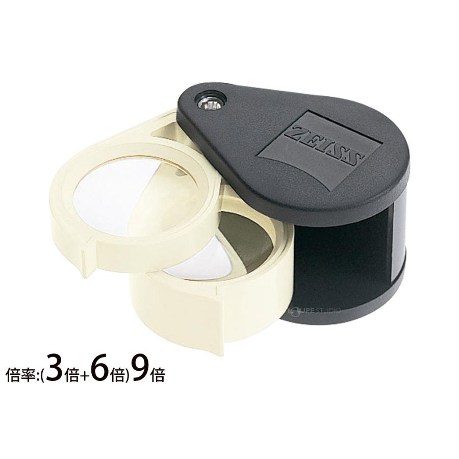 ルーペ 携帯 ポケットルーペ D36 折込式 9倍 22mm 繰り出しルーペ