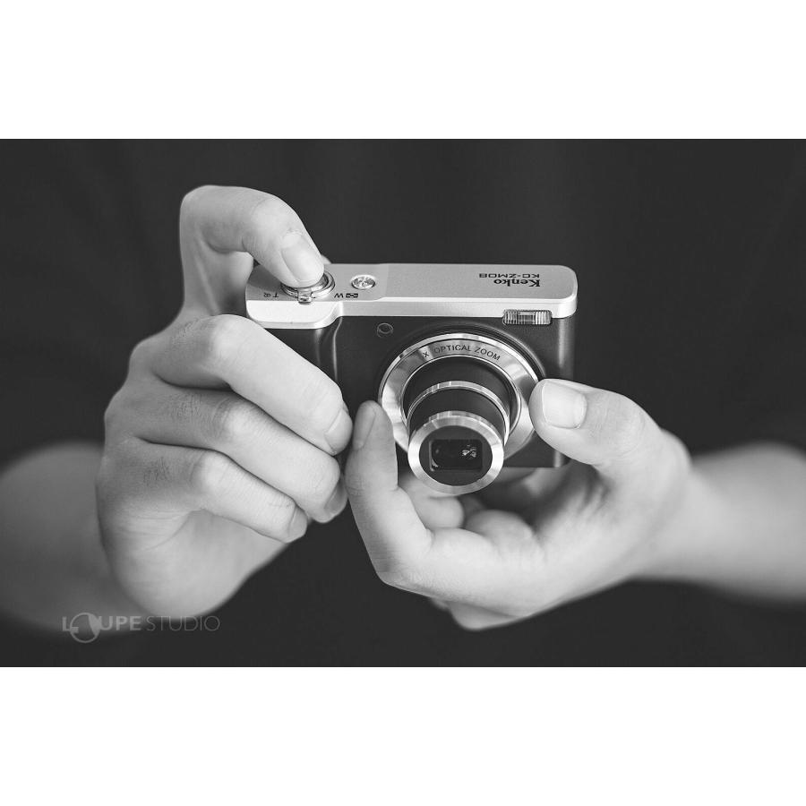 デジタルカメラ コンパクトデジカメ ホワイト 小型 光学ズーム 写真 動画 撮影 旅行 外出 自撮り 手ブレ軽減 プレゼント ケンコー Kenko