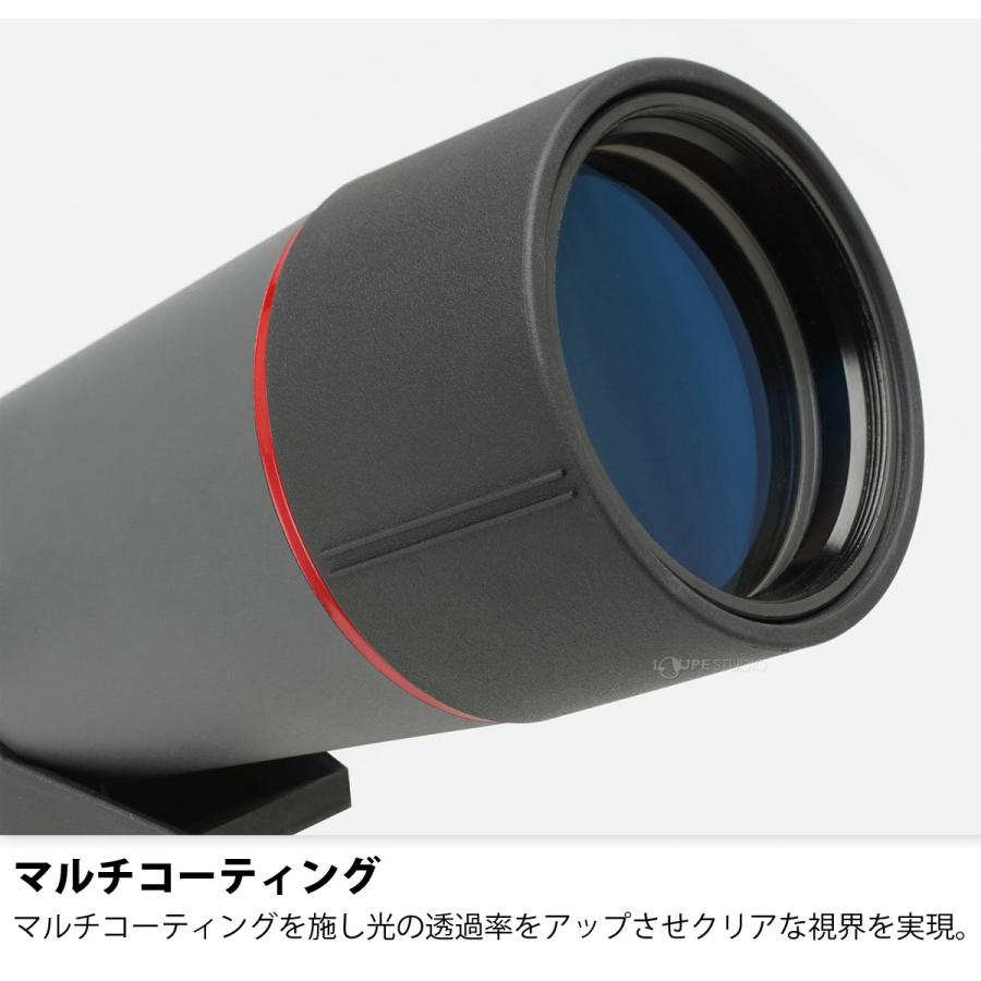 フィールドスコープ スマホ 傾斜型 16〜48倍 65mm GAIA プロフィールド