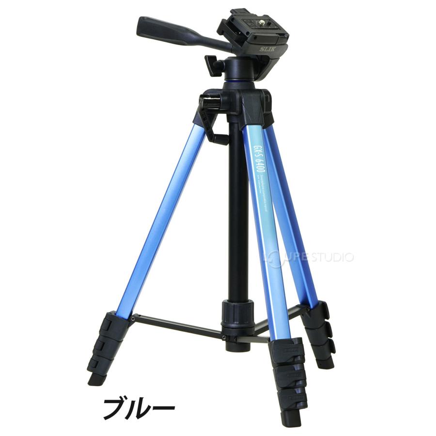 スリック スマホ三脚 スタンド SLIK 軽量 DIN規格 GX-S 6400 クイック