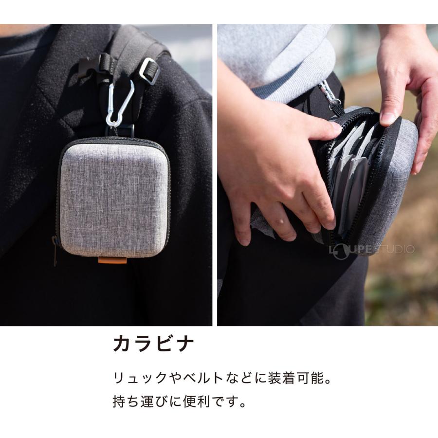 カメラ レンズフィルター ケース 撮影 屋外 携帯 持ち運び 収納 保護