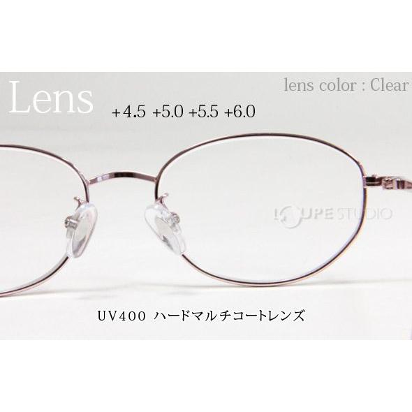 老眼鏡 シニアグラス 112 度数4.5〜6.0 デザイン 強度 女性