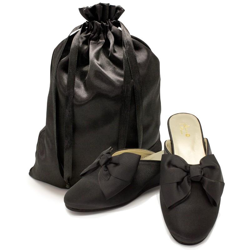携帯スリッパ プリエ ミアナ サテンヒール 女性用 レディース ヒール 折りたたみ おすすめ おしゃれ 幼稚園 ブラック シューズ かわいい 入園 入 Pldc 308 ルーペスタジオ 通販 Yahoo ショッピング