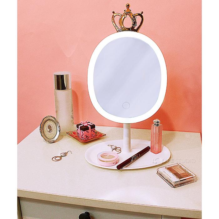 Ledライトミラー Usb式充電式 スタンドミラー 鏡 メイク インテリア 卓上ミラー おしゃれ おすすめ 人気 王冠 女優ミラー クラウン プリンセ Pldc 387 ルーペスタジオ 通販 Yahoo ショッピング