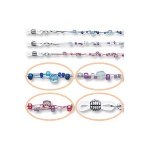 メガネチェーン CXシリーズ ビーズ グラスビーズ 70cm パール 眼鏡