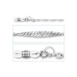 メガネチェーン 銀色チェーン CW-1 パール 眼鏡チェーン パーツ