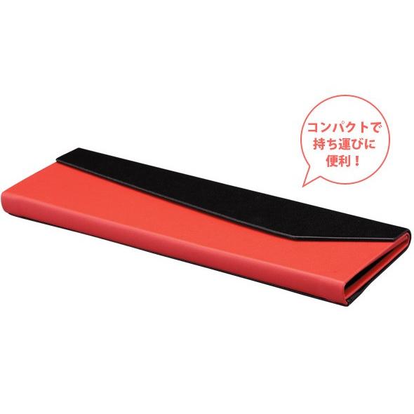 メガネケース 折りたたみ セミハード おしゃれ 大人 マグネット式 HFU