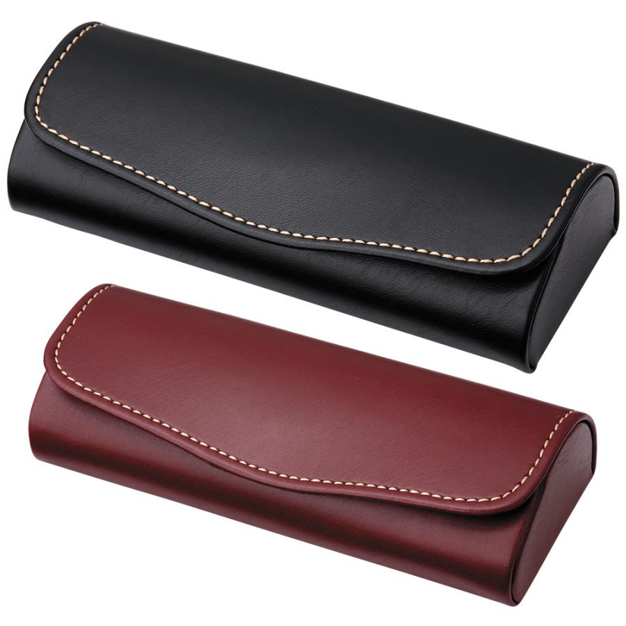 メガネケース EH-52 ボタンマグネット式 セミハード おしゃれ 女性