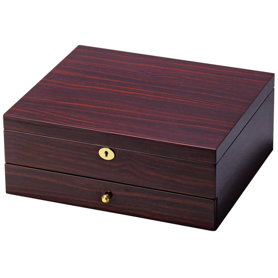 高級コレクションケース 16本入 女性 2段ボックス 木製 メガネ 2段ボックス 眼鏡