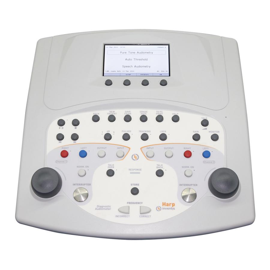 オージオメーター HARP PLUS 聴力検査 耳 聴力 耳鼻科 健康診断 テスト