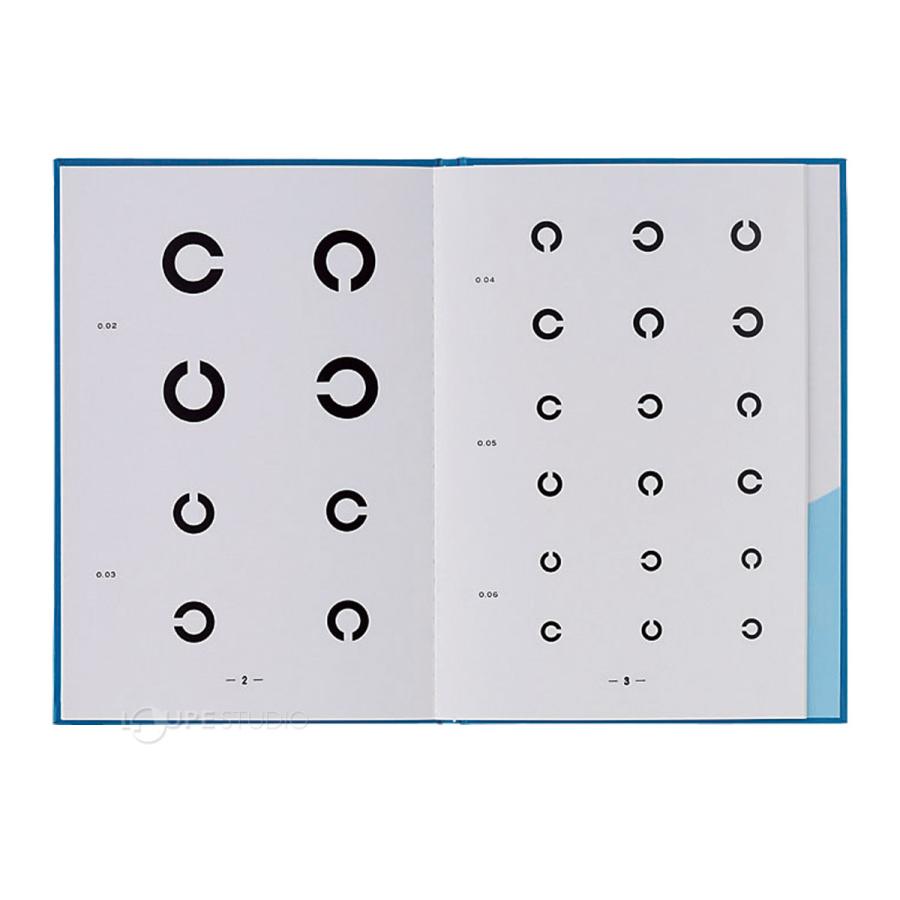 視力表 新標準近距離視力表 HP-1233 検眼 メガネ コンタクト 視力検査