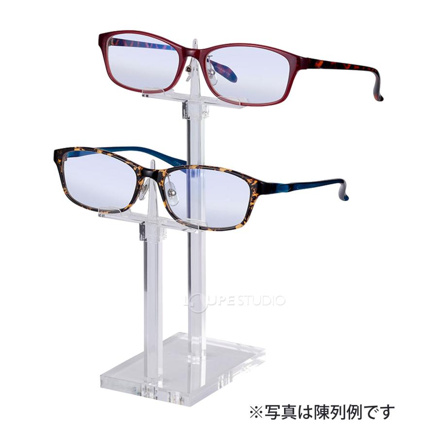 眼鏡スタンド メガネスタンド ディスプレイ シンプル スリム 透明