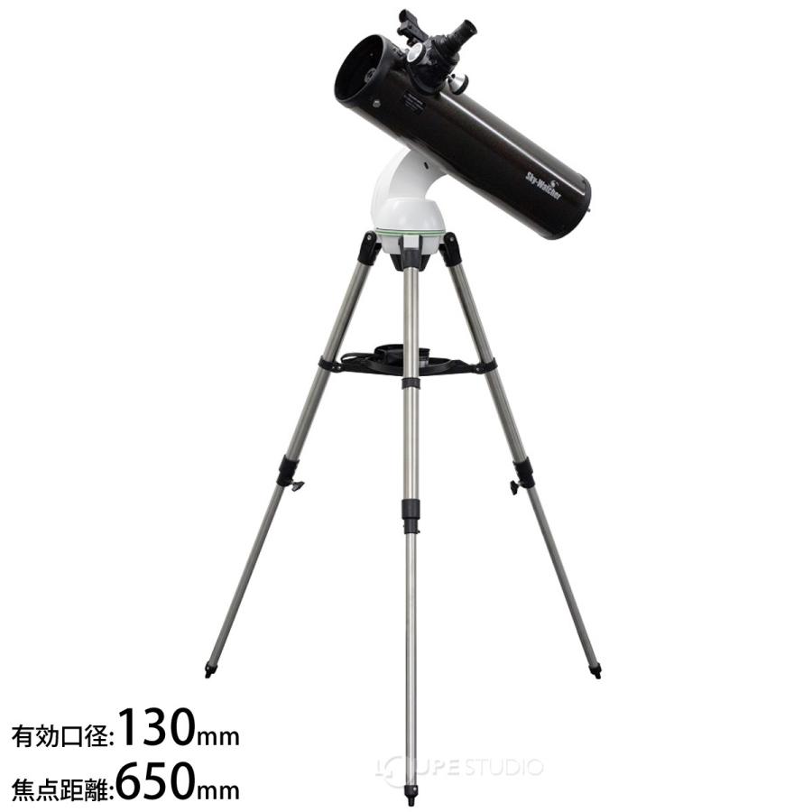 天体望遠鏡 自動追尾 スマホ 撮影 Sky-Watcher NEW AZ-Go2 BKP130 スカイウォッチャー WiFi アプリ iPhone 携の画像