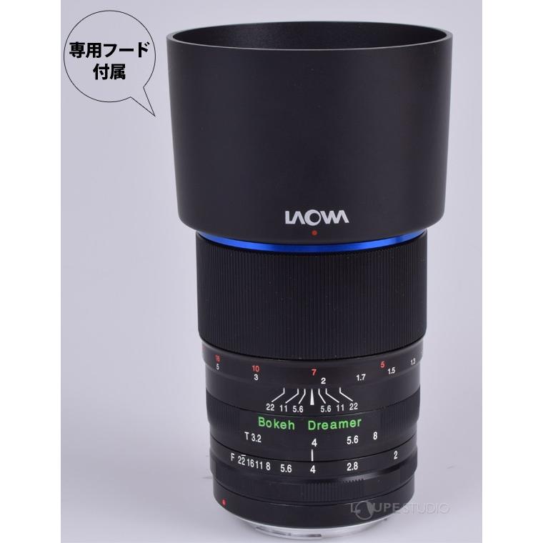 LAOWA 105mm F2 Bokeh Dreamer カメラ用 交換レンズ 専用フード付き